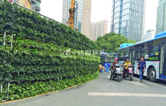 市政生態(tài)綠植圍擋，美化市政環(huán)境，降低機動車噪音